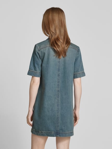 Zadig&Voltaire Jeansjurk met klepzakken, model 'RECORD' Jeansblauw - 5