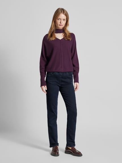 Raphaela By Brax Straight Fit Jeans mit elastischem Bund Dunkelblau 1