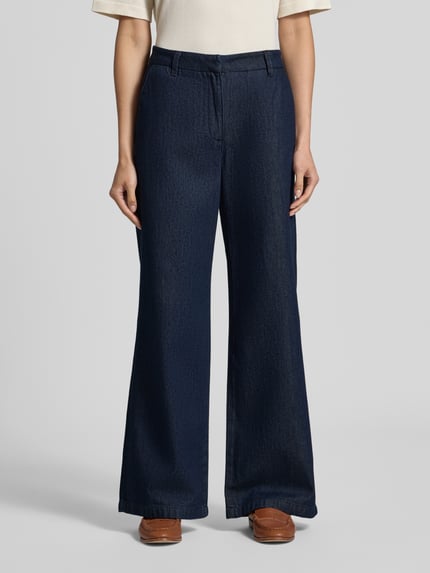COMMA Wide Leg Jeans mit Lyocell-Anteil Jeansblau 4