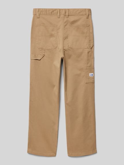 JACK & JONES Regular Fit Hose mit Gürtelschlaufen Modell 'ALEX' Camel 3