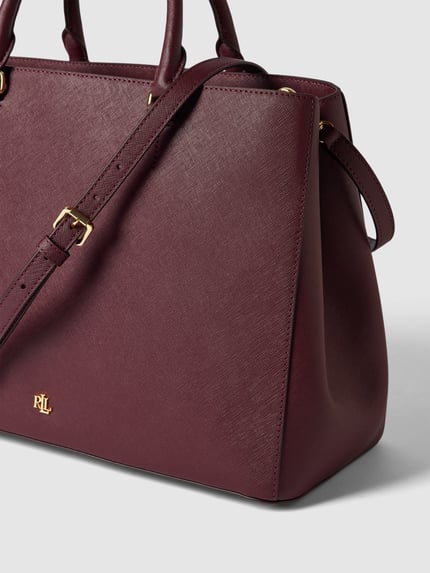 Lauren Ralph Lauren Satchel bag met labelapplicatie Bordeaux - 3