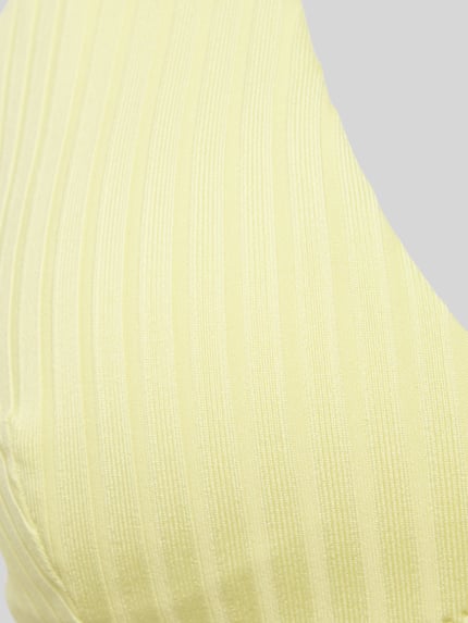 Rip Curl Bustier-Bikini-Oberteil mit Strukturmuster GELB 2