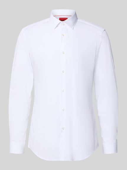 Slim Fit Businesshemd aus reiner Baumwolle Modell 'KOEY' Shop The Look MANNEQUINE