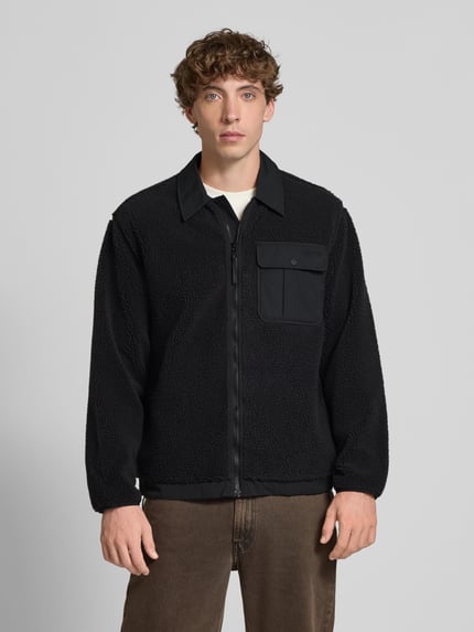 Levi's® Jack met teddybont, model 'JOONIE SHERPA' Zwart - 4