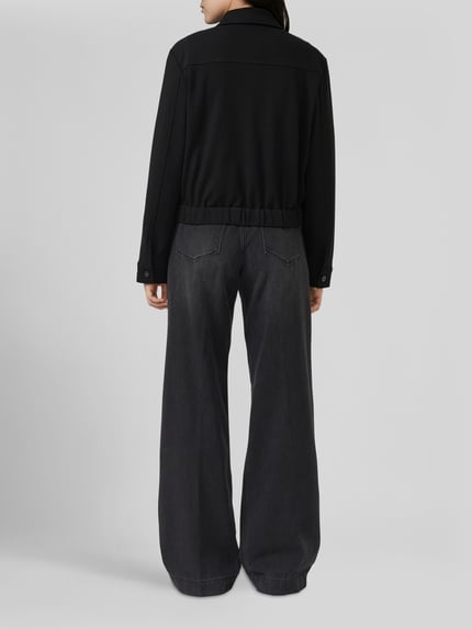 s.Oliver RED LABEL Regular fit overhemdjack met met viscose Zwart - 4