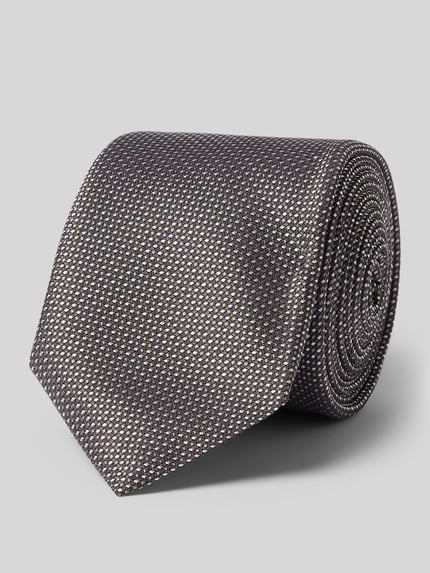 Productfoto, Seidenkrawatte mit Webstruktur van BOSS, effen kleuren, materiaalverwerking: geweven structuur, materiaal: zuiver zijde