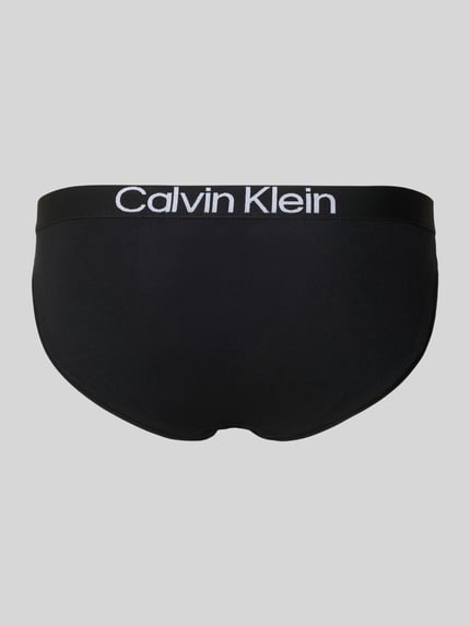 Calvin Klein Underwear Slip met label in band, model 'MAX' Zwart - 3