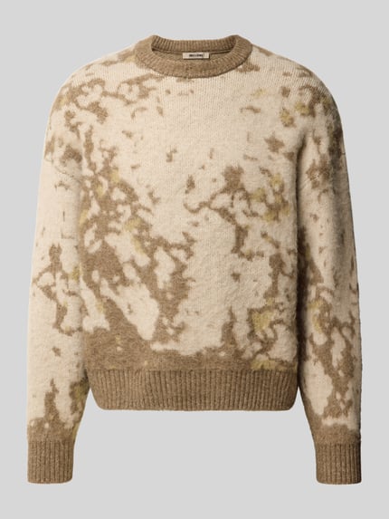 ONLY & SONS Pullover mit gerippten Abschlüssen Beige 1