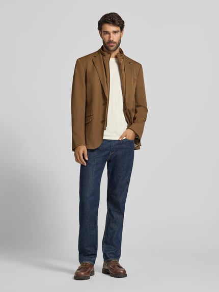 bugatti Slim Fit 2-in-1-Sakko mit Pattentaschen Hazel 1