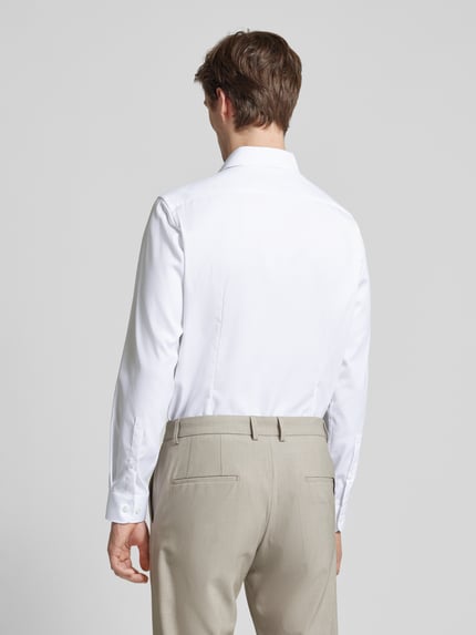 Jake*s Koszula biznesowa o kroju regular fit z drobnego twillu Biały 5