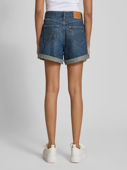 Levi's® 300 Mom Fit Jeansshorts mit Eingrifftaschen Dunkelblau 5