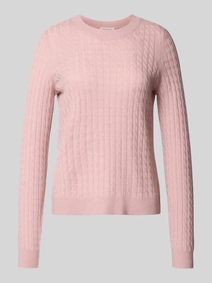 Christian Berg Woman Strickpullover aus reinem Kaschmir Hellrosa 2
