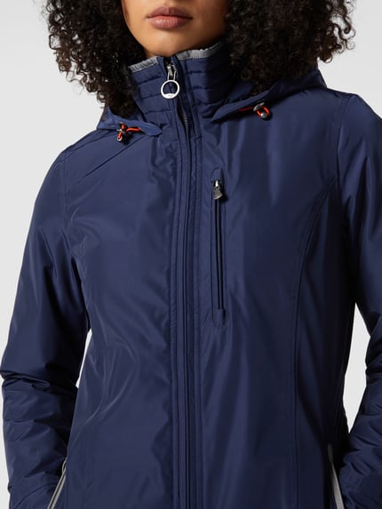 Wellensteyn Kurtka o kroju regular fit z detalem z logo model ‘STOCKHOLM’ Ciemnoniebieski 3