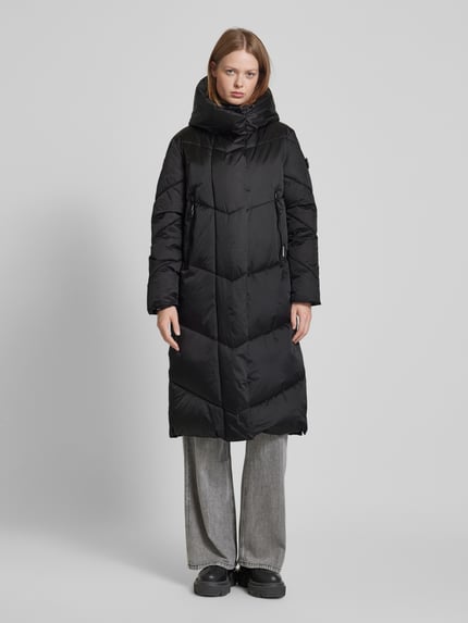 khujo Steppmantel mit Stehkragen Modell 'MANELIA' Black 4