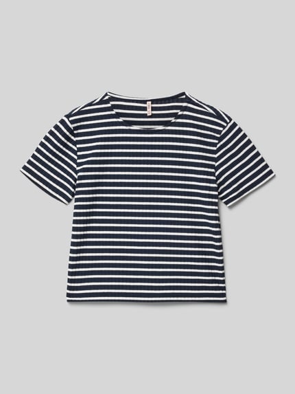 ONLY Regular Fit T-Shirt mit Viskoseanteil Modell 'NELLA' Dunkelblau 1