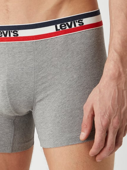 Levi's® Bokserki z domieszką stretchu w 3‑pakiecie Czarny 6