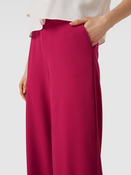 VILA Regular Fit Stoffhose mit elastischem Bund Modell 'SOL' Rot 3