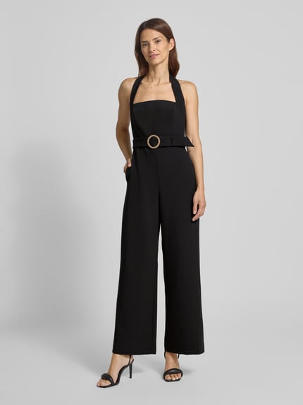 Forever New Jumpsuit met tailleriem, model 'Remmie' Zwart - 4