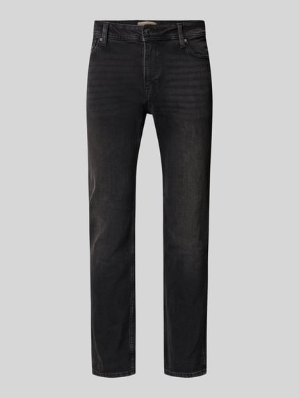 JACK & JONES Slim Fit Jeans im 5-Pocket-Design Modell 'Clark' BLACK 2
