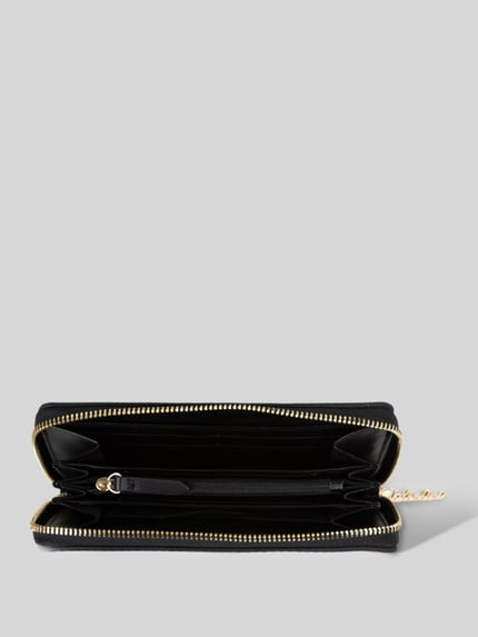 Valentino Bags Portemonnaie mit umlaufendem Reißverschluss Black 2