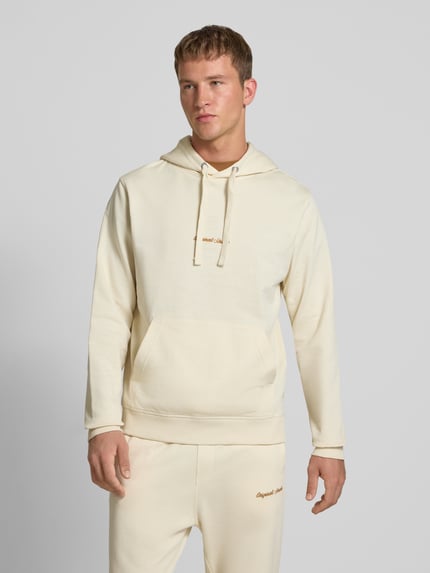 JACK & JONES Hoodie met kangoeroezak Offwhite - 4