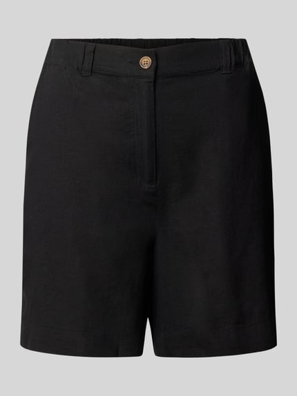 Regular Fit Bermudas aus Leinen-Viskose-Mix Modell 'Ina' Shop The Look MANNEQUINE