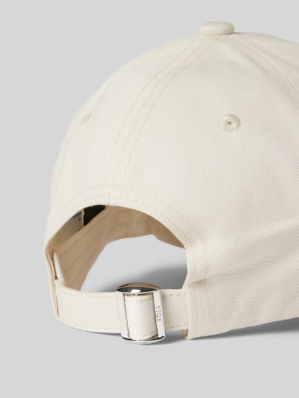 BOSS Basecap mit Label-Stitching Offwhite 3