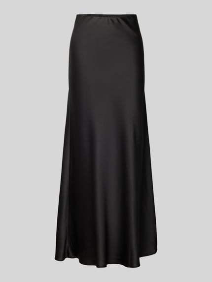 VERO MODA Ausgestellter Midi-Rock mit elastischem Bund Modell 'MERLE' Black 2