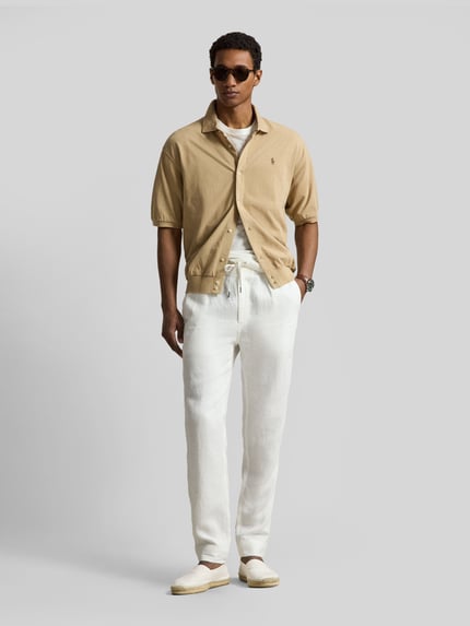 Polo Ralph Lauren Regular Fit Freizeithemd aus reiner Baumwolle Khaki 1