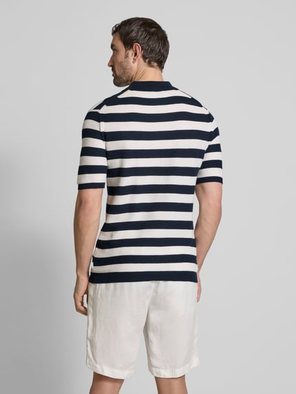 ROY ROBSON Slim Fit Poloshirt mit Label-Detail Weiss 5