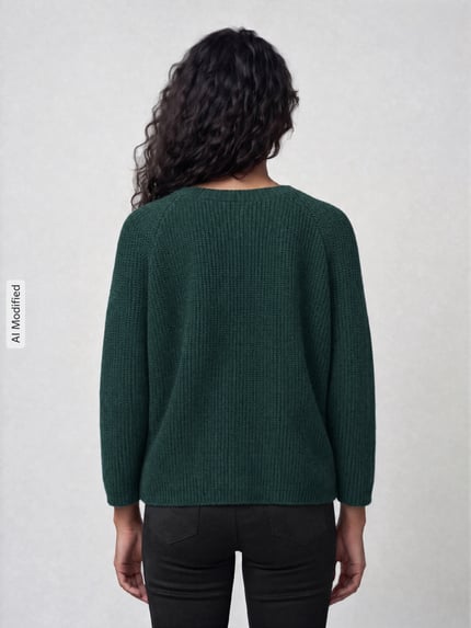 Weekend Max Mara Regular fit pullover met mohairgehalte model 'XENO' Donkergroen - 5