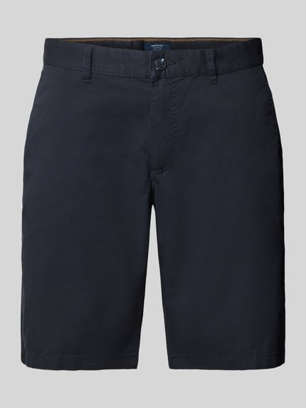 MCNEAL Slim Fit Bermudas mit Eingrifftaschen Marine 2