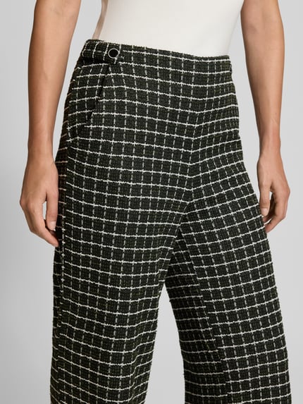ICHI Hose mit Strukturmuster Modell 'KATE' Khaki 3