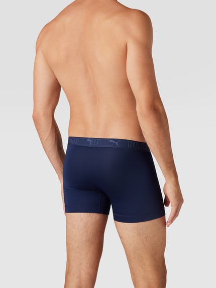 PUMA Trunks mit Label-Details im 2er-Pack Blau 4