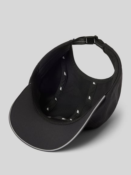 Fabletics Czapka z daszkiem z wyhaftowanym logo model „The Fundamental Ponytail” Czarny 2