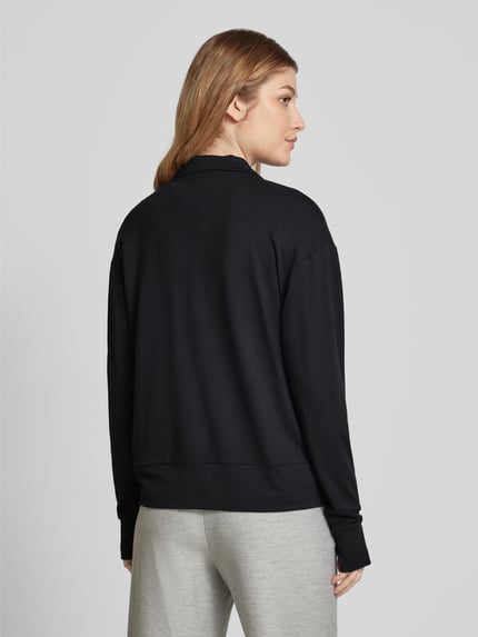 HANRO Sweatjacke mit Reißverschluss Modell 'Balance' Black 5