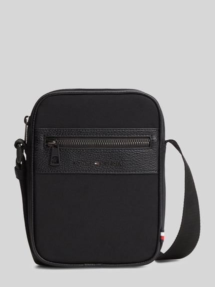Tommy Hilfiger Torba na ramię z zamkiem błyskawicznym i detalem z logo BLACK 2