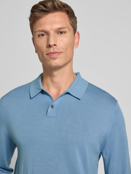 CK Calvin Klein Regular Fit Strickpullover aus Woll-Mix Sky 3