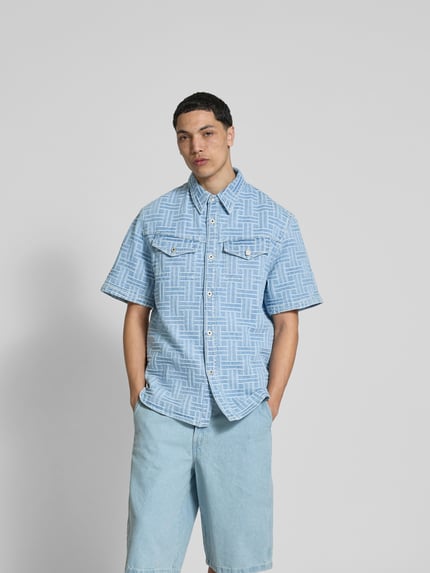 Kenzo Vrijetijdsoverhemd met knoopsluiting Lichtblauw - 4