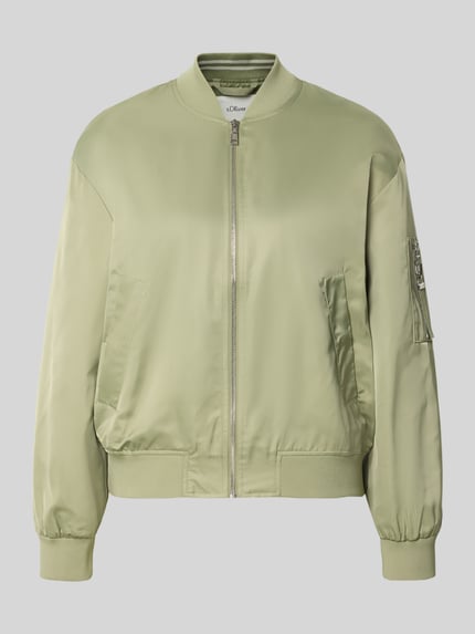 regular fit bomberjack met collegekraag Shop The Look MANNEQUINE