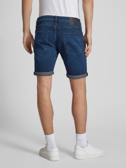 JACK & JONES Korte regular fit jeans in 5-pocketmodel Donkerblauw - 5