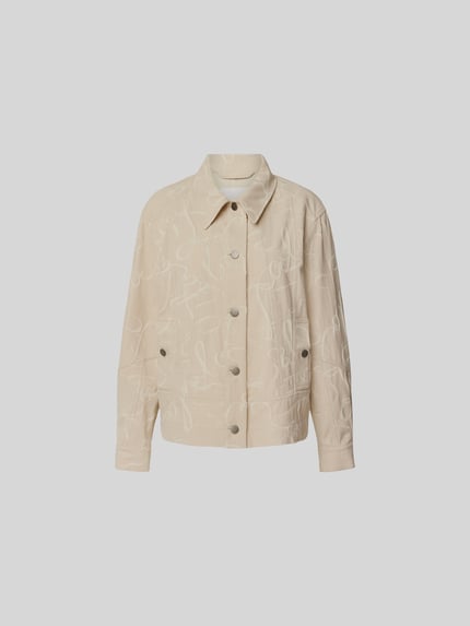 Hemdjacke mit Knopfleiste Shop The Look MANNEQUINE