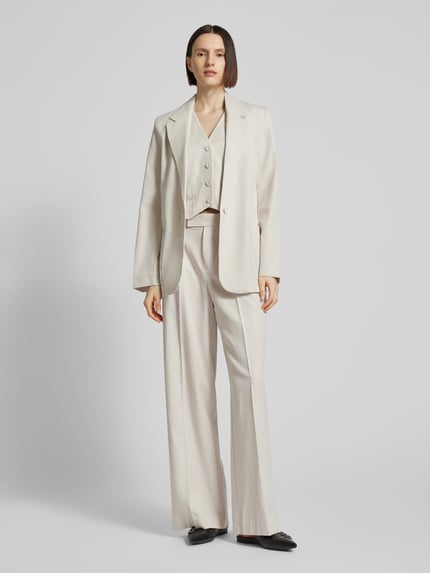 MANGO Blazer mit Reverskragen Modell 'ALICANTE' Beige 1