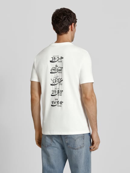 Antony Morato T-shirt met labelprint Wit - 5