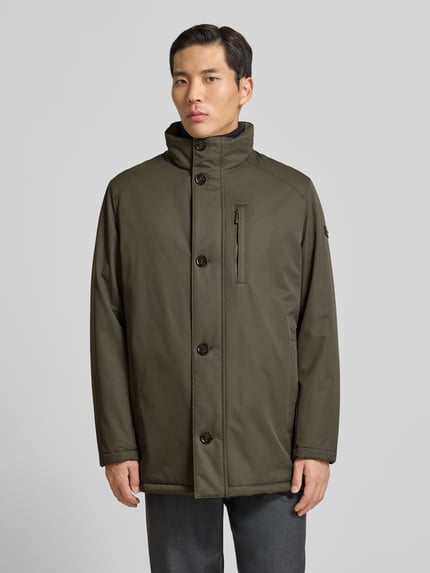 bugatti Regular Fit Parka mit Stehkragen Oliv 4