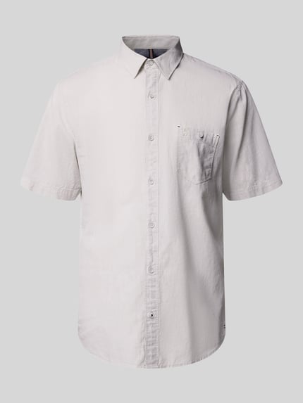 LERROS Regular fit vrijetijdsoverhemd met borstzak Beige - 2