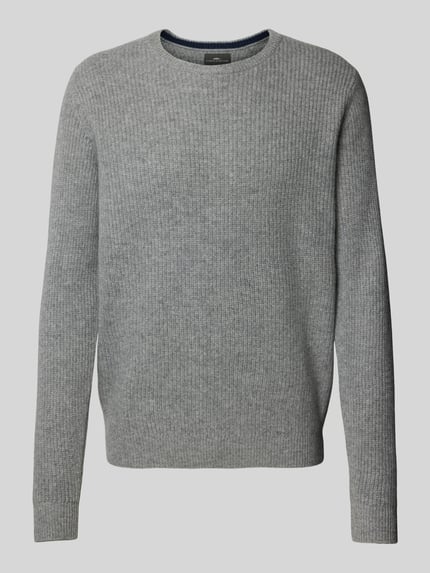 Gebreide pullover van puur kasjmier Shop The Look MANNEQUINE