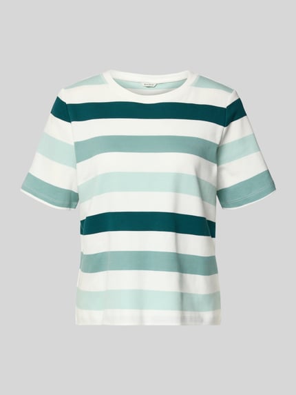 Tom Tailor Relaxed Fit T-Shirt aus reiner Baumwolle Mint 2