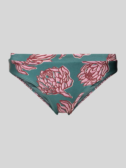 Barts Bikinibroekje met labelapplicatie, model 'GUNJA' Donkergroen - 1