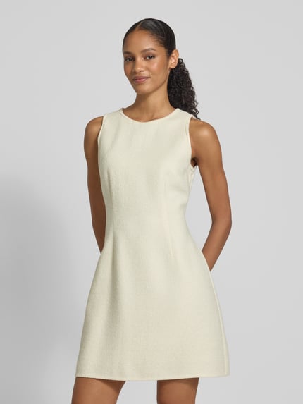 Marc Cain A-Linie Minikleid mit Woll-Anteil Offwhite 4